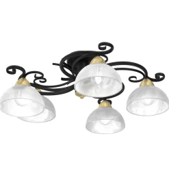 Sklep Kaja Dekoracyjna lampa sufitowa, białe klosze LX 5978 AURORA | Kaja