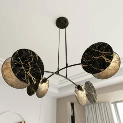 Cheap Dekoracyjna lampa wisząca do salonu 1327/4 MOTIF | Kaja Oświetlenie Żyrandole Nowoczesne