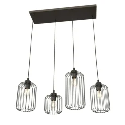 Best Dekoracyjna lampa wisząca, regulowana wysokość 1365/4 z serii VANDER Żyrandole Nowoczesne