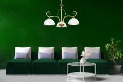 Sklep Kaja Dekoracyjna lampa wisząca retro, antyczne złoto 149/3 WIVARA | Kaja