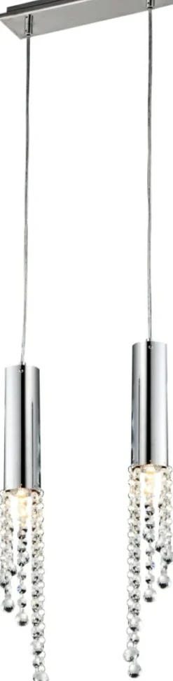 Cheap Dekoracyjna lampa wisząca z kryształkami 32-25265 DUERO | Kaja Żyrandole Nowoczesne