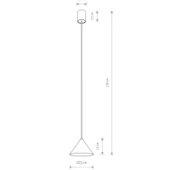 Store Dekoracyjna lampa wisząca w kolorze zieleni 7998 | Kaja Oświetlenie Żyrandole Nowoczesne