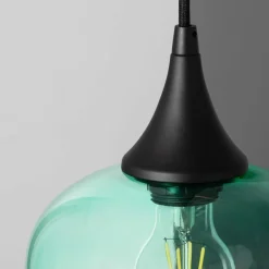 Best Sale Dekoracyjna lampa wisząca, kolorowy klosz ABR-BSE27 BLUESKY | Kaja Żyrandole Nowoczesne