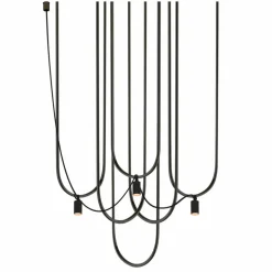 Store Dekoracyjna lampa wisząca na 3 żarówki ANT 9786 UDIN | Kaja Oświetlenie Żyrandole Nowoczesne