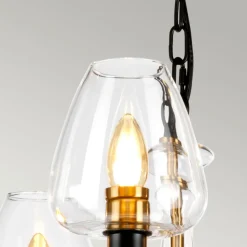 Sklep Kaja Dekoracyjna lampa wisząca, 5xE14 DL-ARMAND5-AB z serii ARMAND