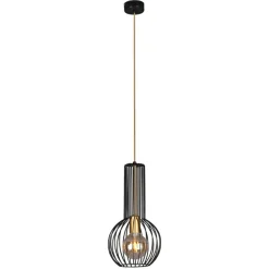 Best Dekoracyjna lampa wisząca do kuchni K-4520 ARVI BLACK | Kaja Żyrandole Nowoczesne