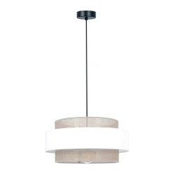 Sklep Kaja Dekoracyjna lampa wisząca, szeroki abażur K-5271 z serii CEZAR