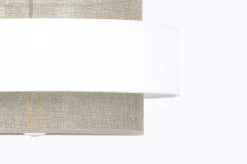 Sklep Kaja Dekoracyjna lampa wisząca, szeroki abażur K-5271 z serii CEZAR