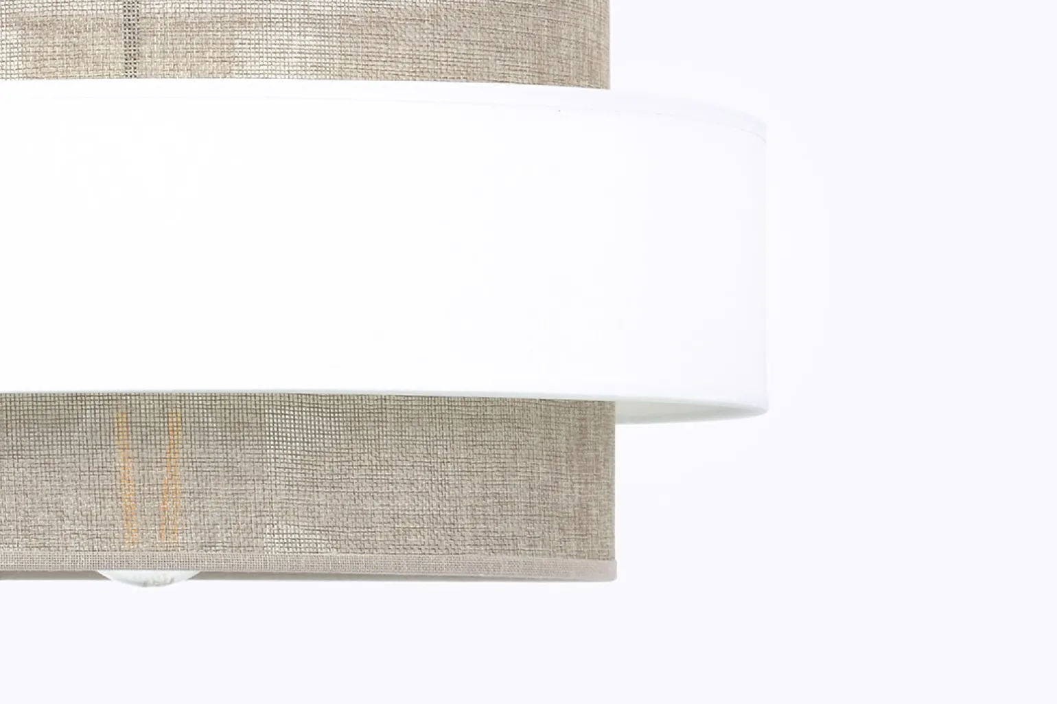 Sklep Kaja Dekoracyjna lampa wisząca, szeroki abażur K-5271 z serii CEZAR