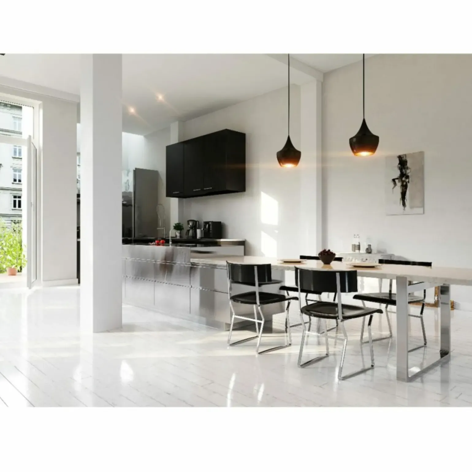 Hot Dekoracyjna lampa wisząca LP-42013/1P BIAŁY CASELLE | Kaja Oświetlenie Żyrandole Nowoczesne