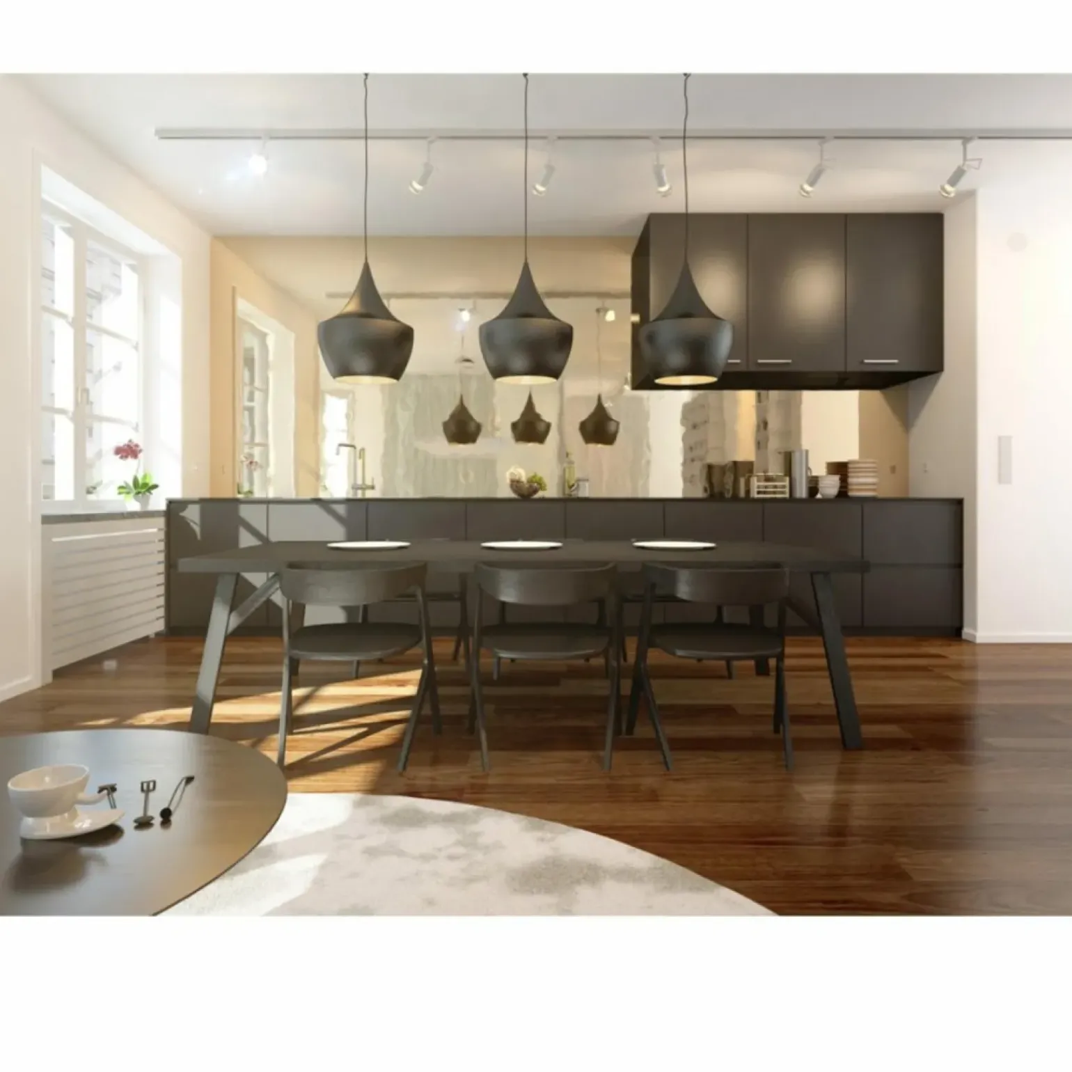 Hot Dekoracyjna lampa wisząca LP-42013/1P BIAŁY CASELLE | Kaja Oświetlenie Żyrandole Nowoczesne