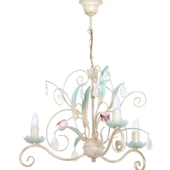 Sklep Kaja Dekoracyjna lampa wisząca, świecznik z kwiatami LX 446 LUCE | Kaja