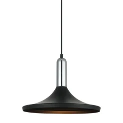 Store Dekoracyjna lampa wisząca MDM-3027/1 BK+CR LUSTY | Kaja Oświetlenie Żyrandole Nowoczesne