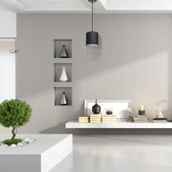 Sklep Kaja Dekoracyjna lampa wisząca z kryształkami MLP6429 z serii ALMERIA | Kaja Oświetle