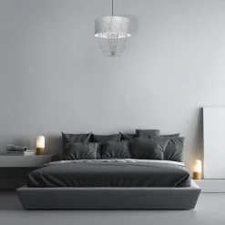 Sklep Kaja Dekoracyjna lampa wisząca z abażurem MLP6437 z serii ALMERIA | Kaja Oświetlenie