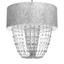 Sklep Kaja Dekoracyjna lampa wisząca z abażurem MLP6437 z serii ALMERIA | Kaja Oświetlenie