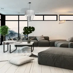 Sklep Kaja Dekoracyjna lampa wisząca z abażurem MLP6437 z serii ALMERIA | Kaja Oświetlenie