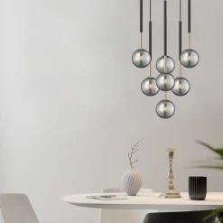 Hot Dekoracyjna lampa wisząca do salonu P0574-07F-SDFZ ARCTURUS | Kaja Żyrandole Nowoczesne