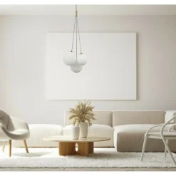 Cheap Dekoracyjna lampa wisząca do sypialni PND-54456-3-HB z serii PERLOS Żyrandole Nowoczesne