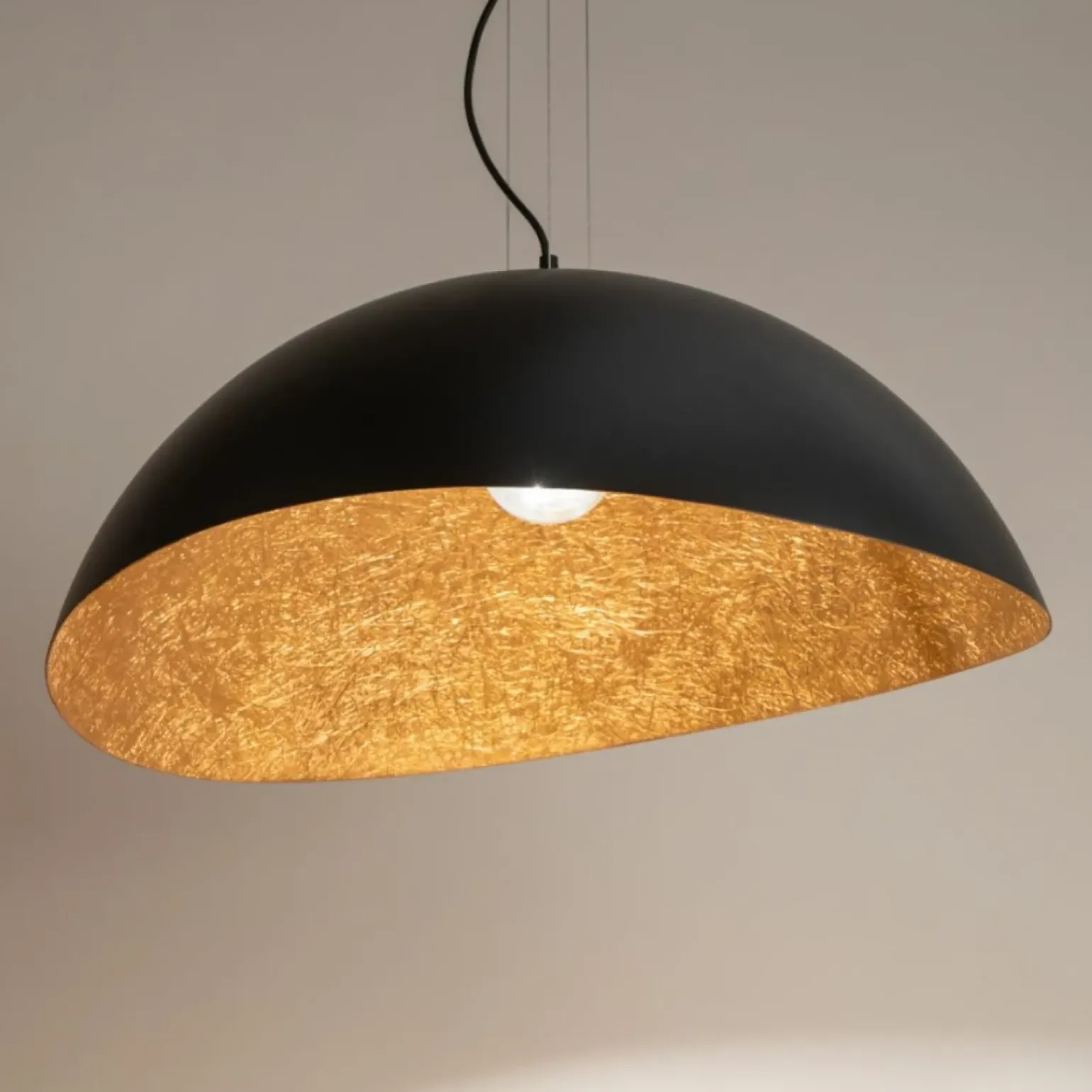 Clearance Dekoracyjna lampa wisząca do salonu SIG 40610 z serii SOLARIS | Kaja Żyrandole Nowoczesne