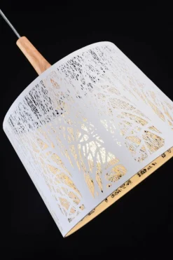 Best Dekoracyjna lampa z drewnem MOD029-PL-01-W LANTERN | Kaja Oświetlenie Żyrandole Nowoczesne