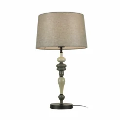 Sklep Kaja Dekoracyjna lampka stołowa z abażurem TB-22374-BK NEROM | Kaja