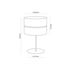 Sklep Kaja Dekoracyjna lampka stołowa w stylu eco TK 5124 z serii NICOL | Kaja
