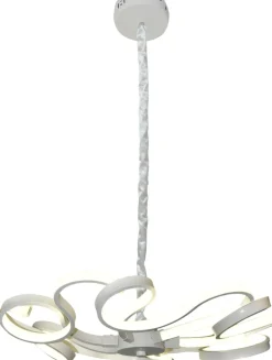 Sklep Kaja Dekoracyjna, ledowa, biała lampa wisząca 31-61485 ILLA | Kaja