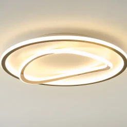 Sklep Kaja Dekoracyjna, ledowa lampa do sypialni MX3889-1A-3BGT LENS | Kaja