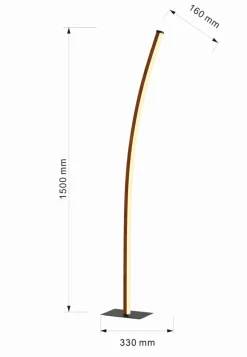 Sklep Kaja Dekoracyjna, ledowa lampa podłogowa WF 3020-106 BOLOGNA | Kaja