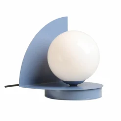 Sklep Kaja Dekoracyjna, niebieska lampka nocna ⌀14cm 1125B16 z serii LOOP | Kaja Oświetleni