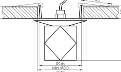 Sklep Kaja Dekoracyjna oprawa podtynkowa do stylowego wnętrza 2225954 | Kaja Oświetlenie