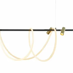 Outlet Dekoracyjna, pozioma lampa LED nad stół ZM 2200277L BALBO | Kaja Żyrandole Nowoczesne