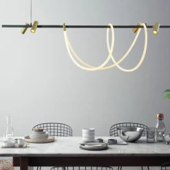 Outlet Dekoracyjna, pozioma lampa LED nad stół ZM 2200277L BALBO | Kaja Żyrandole Nowoczesne