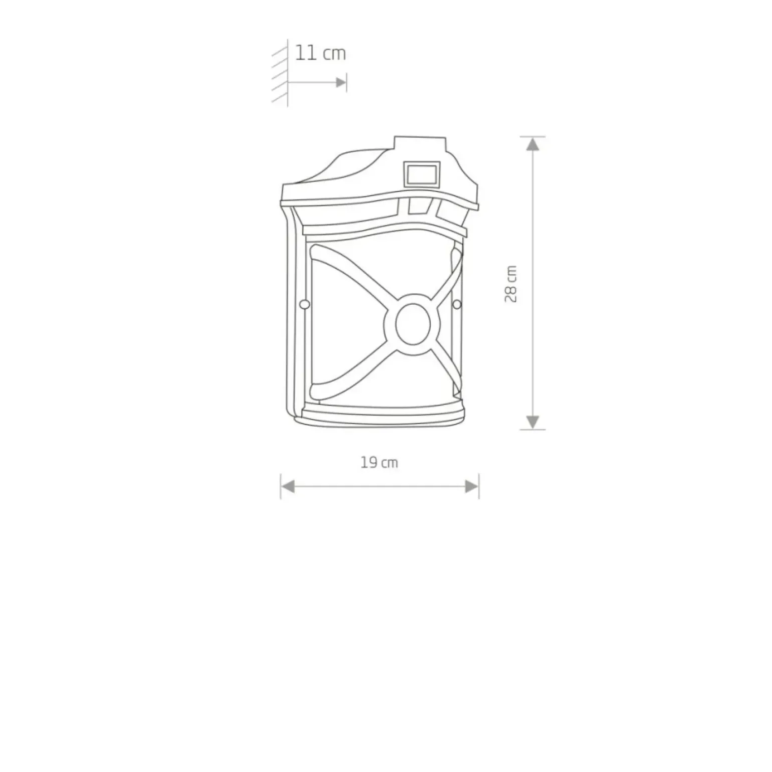 Sklep Kaja Dekoracyjna, zewnętrzna lampa na balkon 4687 DON | Kaja Oświetlenie