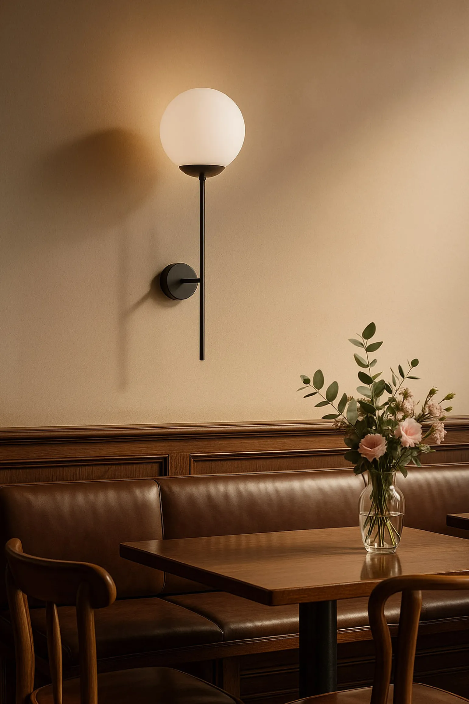 Sklep Kaja Dekoracyjny czarny kinkiet do modnego wnętrza K-4926 | Kaja