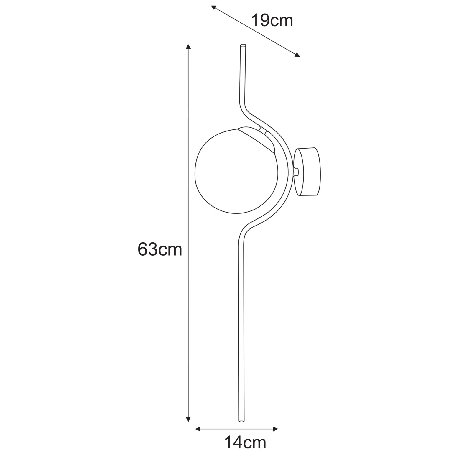 Sklep Kaja Dekoracyjny kinkiet ścienny, do stylowego salonu K-5331 z serii NEVA