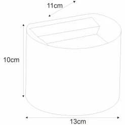 Sklep Kaja Dekoracyjny kinkiet dwukierunkowy LED K-8135 BRICK | Kaja Oświetlenie