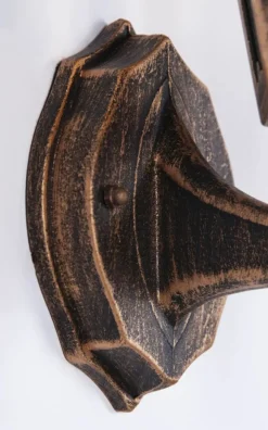 Sklep Kaja Dekoracyjny kinkiet elewacyjny K-5006A UP CZ/ZŁ LOZANA | Kaja