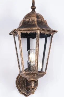 Sklep Kaja Dekoracyjny kinkiet elewacyjny K-5006A UP CZ/ZŁ LOZANA | Kaja