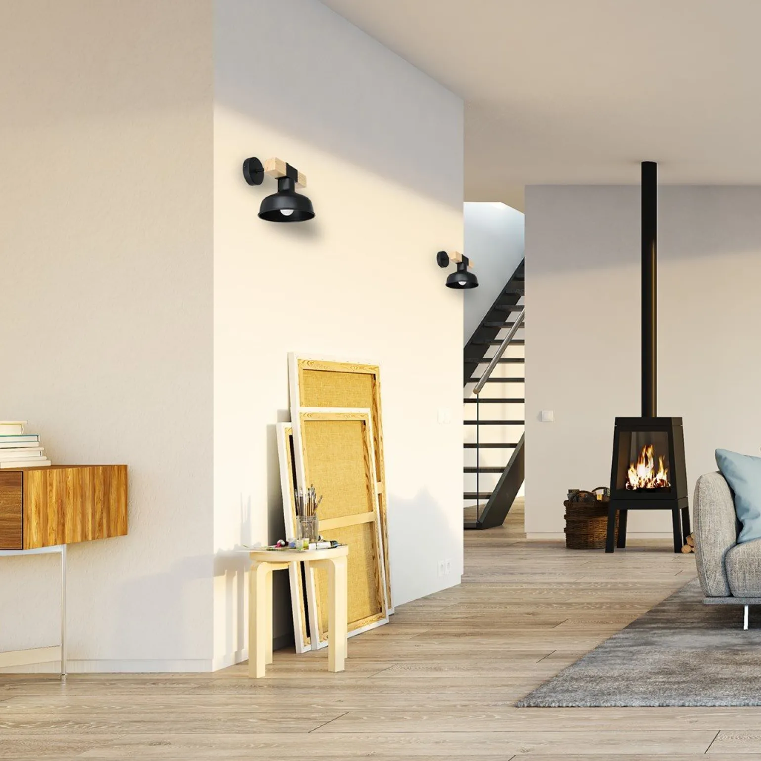 Sklep Kaja Dekoracyjny kinkiet w stylu loftowym MLP7455 z serii FARO | Kaja Oświetlenie