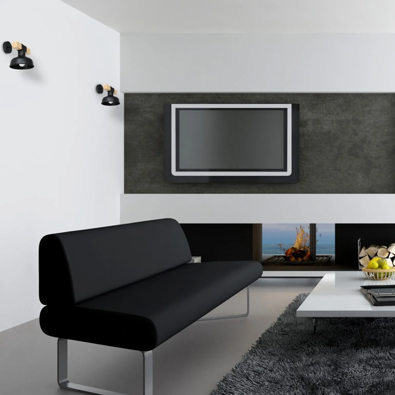 Sklep Kaja Dekoracyjny kinkiet w stylu loftowym MLP7455 z serii FARO | Kaja Oświetlenie