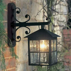 Sklep Kaja Dekoracyjny kinkiet zewnętrzny BL19-BLACK z serii WINCHESTER