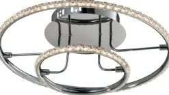 Sklep Kaja Dekoracyjny, ledowy plafon z ringami 98-69634 ADEL | Kaja Oświetlenie