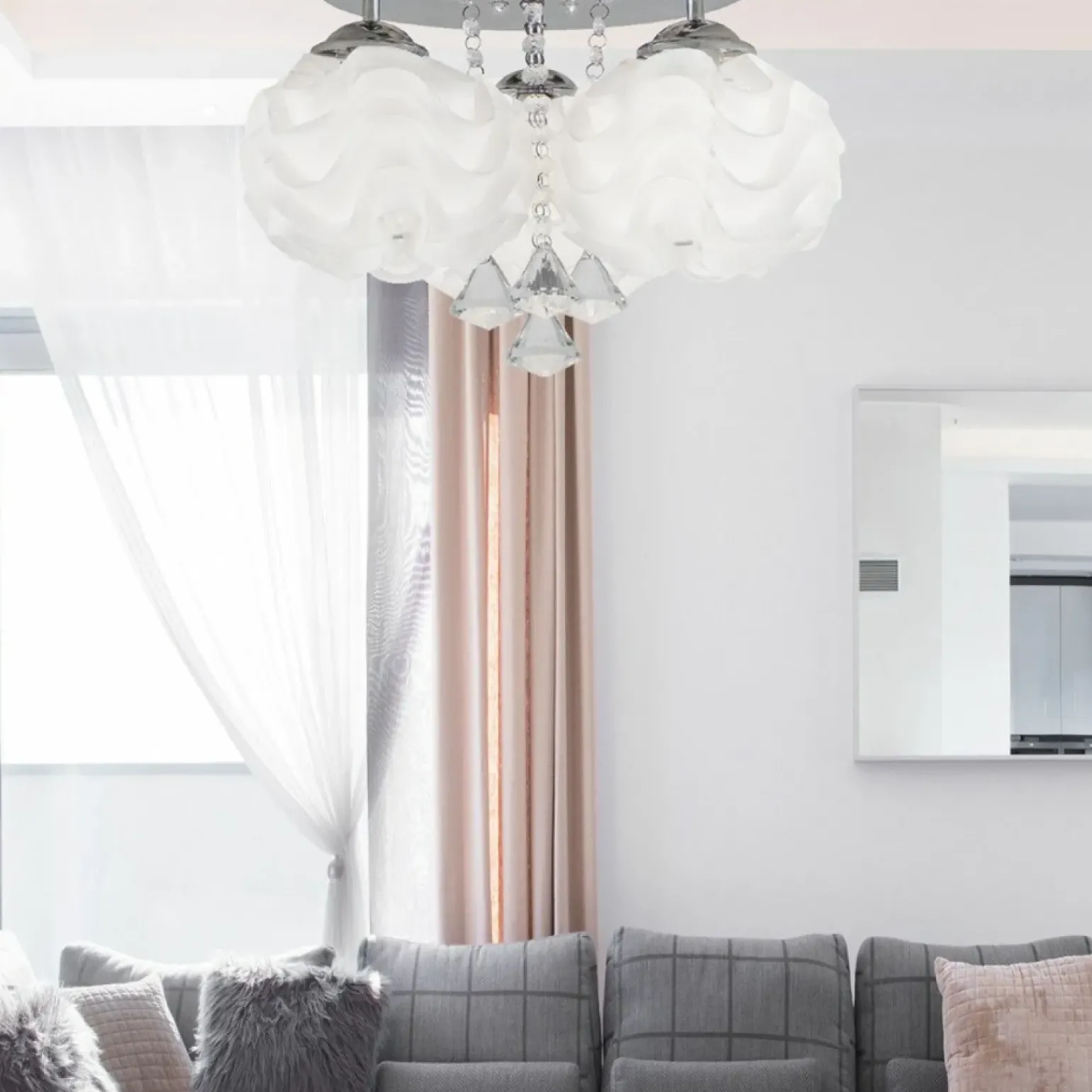 Cheap Dekoracyjny plafon do sypialni LP-119/3C SADA | Kaja Oświetlenie Żyrandole Nowoczesne