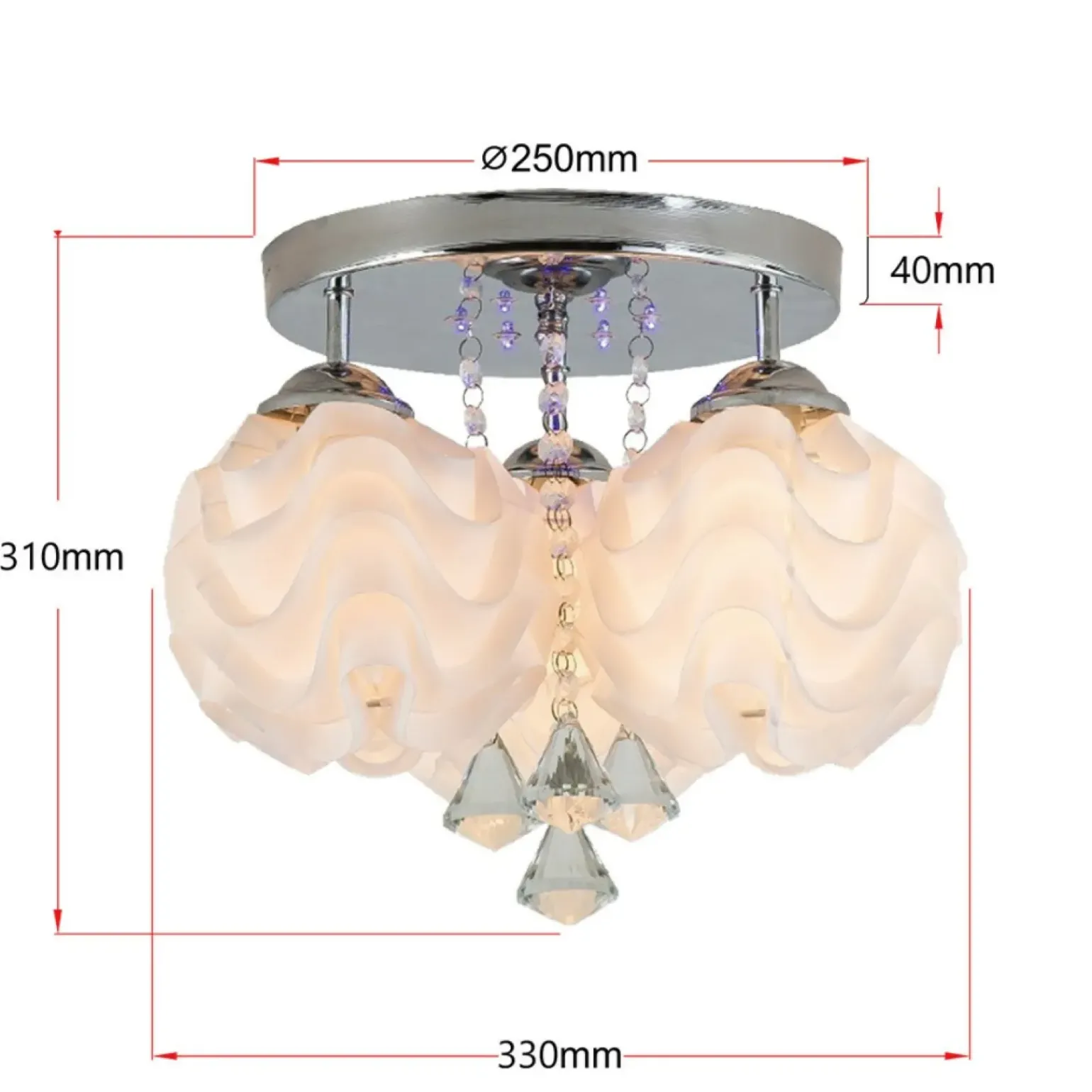 Cheap Dekoracyjny plafon do sypialni LP-119/3C SADA | Kaja Oświetlenie Żyrandole Nowoczesne