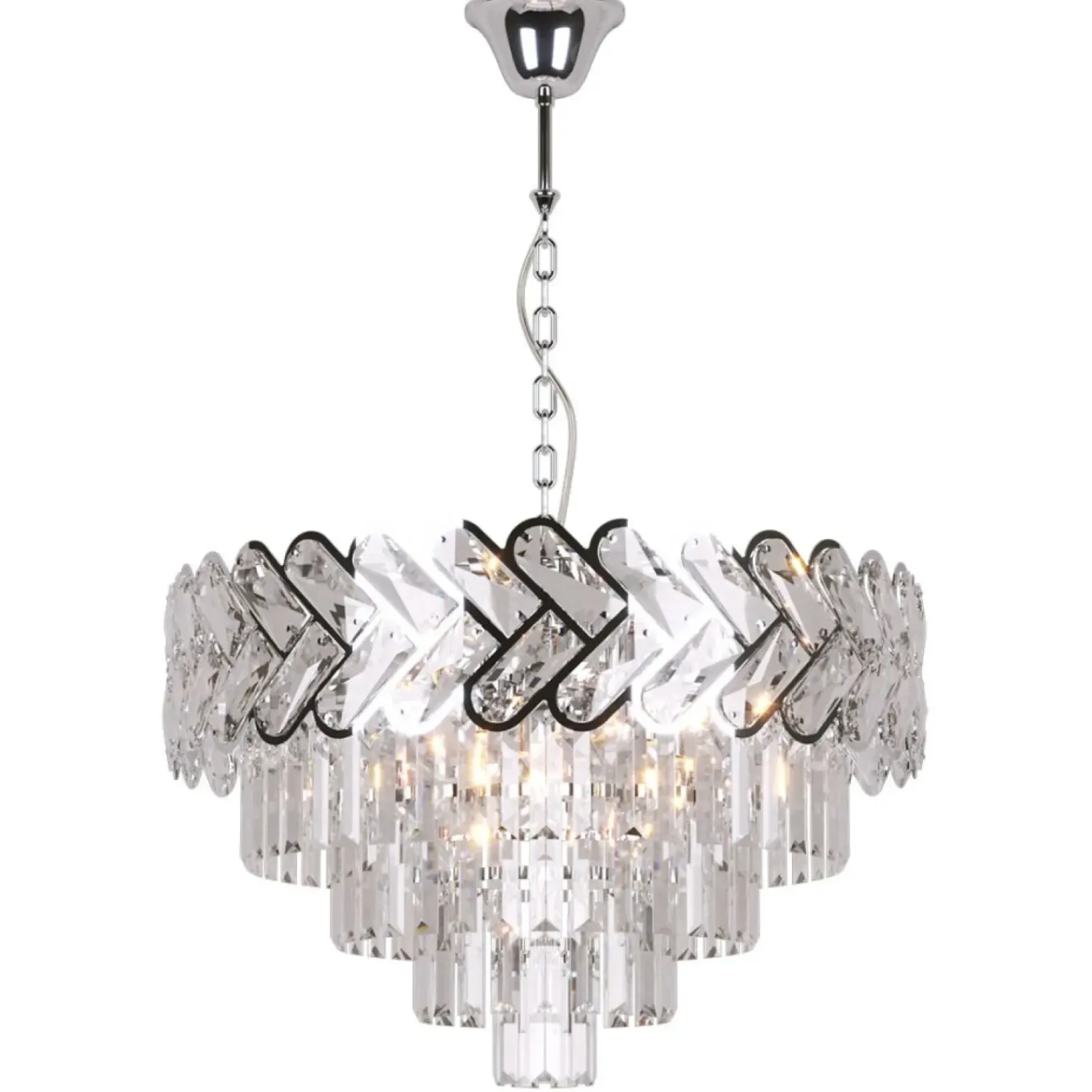 Discount Dekoracyjny, żyrandol z kryształkami K-8173 | Kaja Oświetlenie Żyrandole Nowoczesne