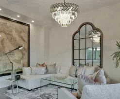 Discount Dekoracyjny, żyrandol z kryształkami K-8173 | Kaja Oświetlenie Żyrandole Nowoczesne