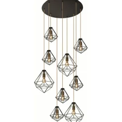 Best Dekoracyjny żyrandol idealny na antresolę KP-06 MARKO | Kaja Żyrandole Nowoczesne