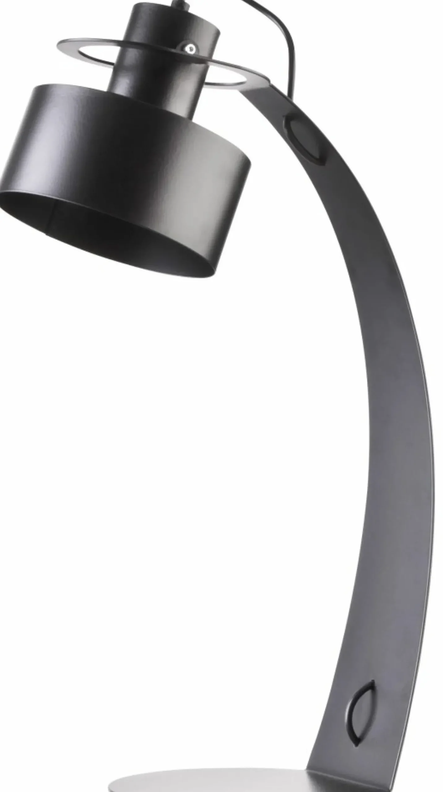 Sklep Kaja Designerska, czarna, industrialna lampa biurkowa SIG 50065 z serii RIF